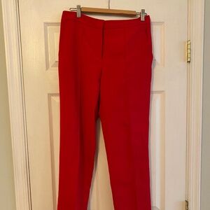 Red BCBG Max Azria Exposed Seam Pants